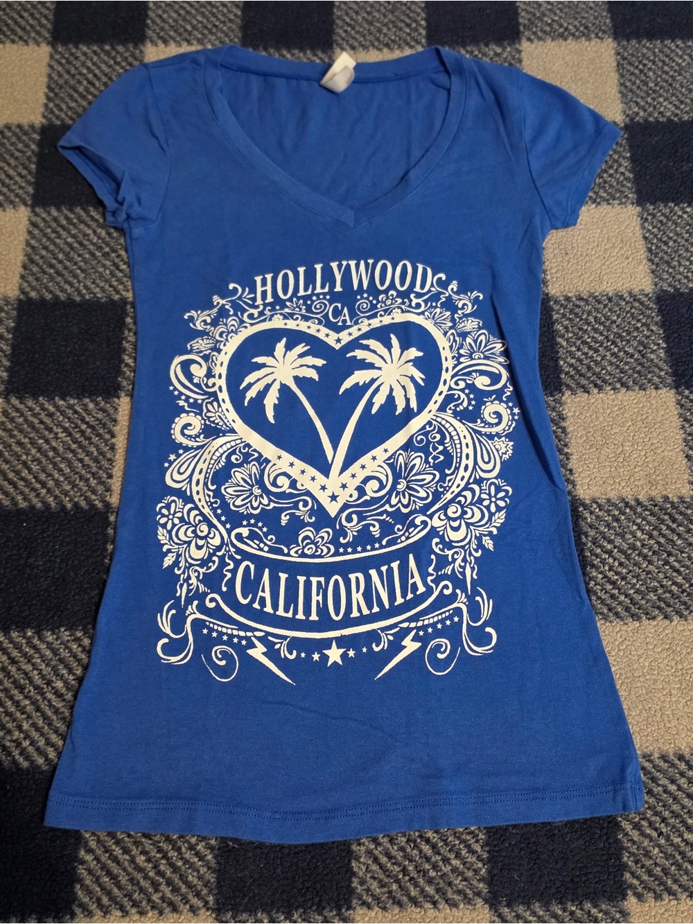 Y2k mcbling style Hollywood California shirt by reserved